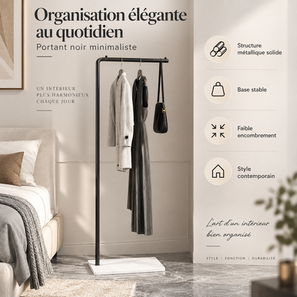 Valet de chambre en métal scandinave autonome – 3 modèles