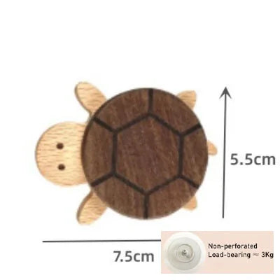 Crochets muraux en bois animaux – Chambre d'enfant – photo 14
