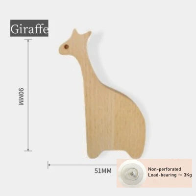 Crochets muraux en bois animaux – Chambre d'enfant – photo 9