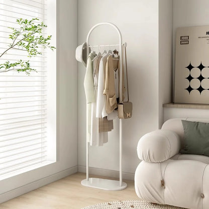 Porte-vêtements sur pied moderne – Blanc