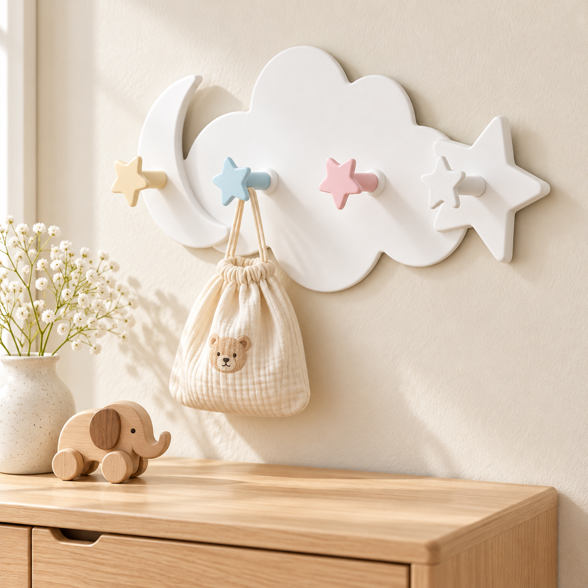 Crochets adhésifs nuage Kawaii – vue 4